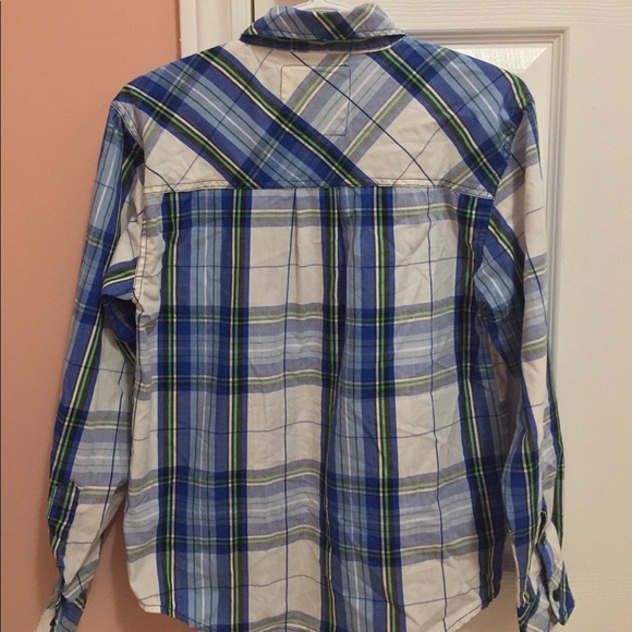 Flannel - Blue, Green, Black, White - Picture 3 of 3